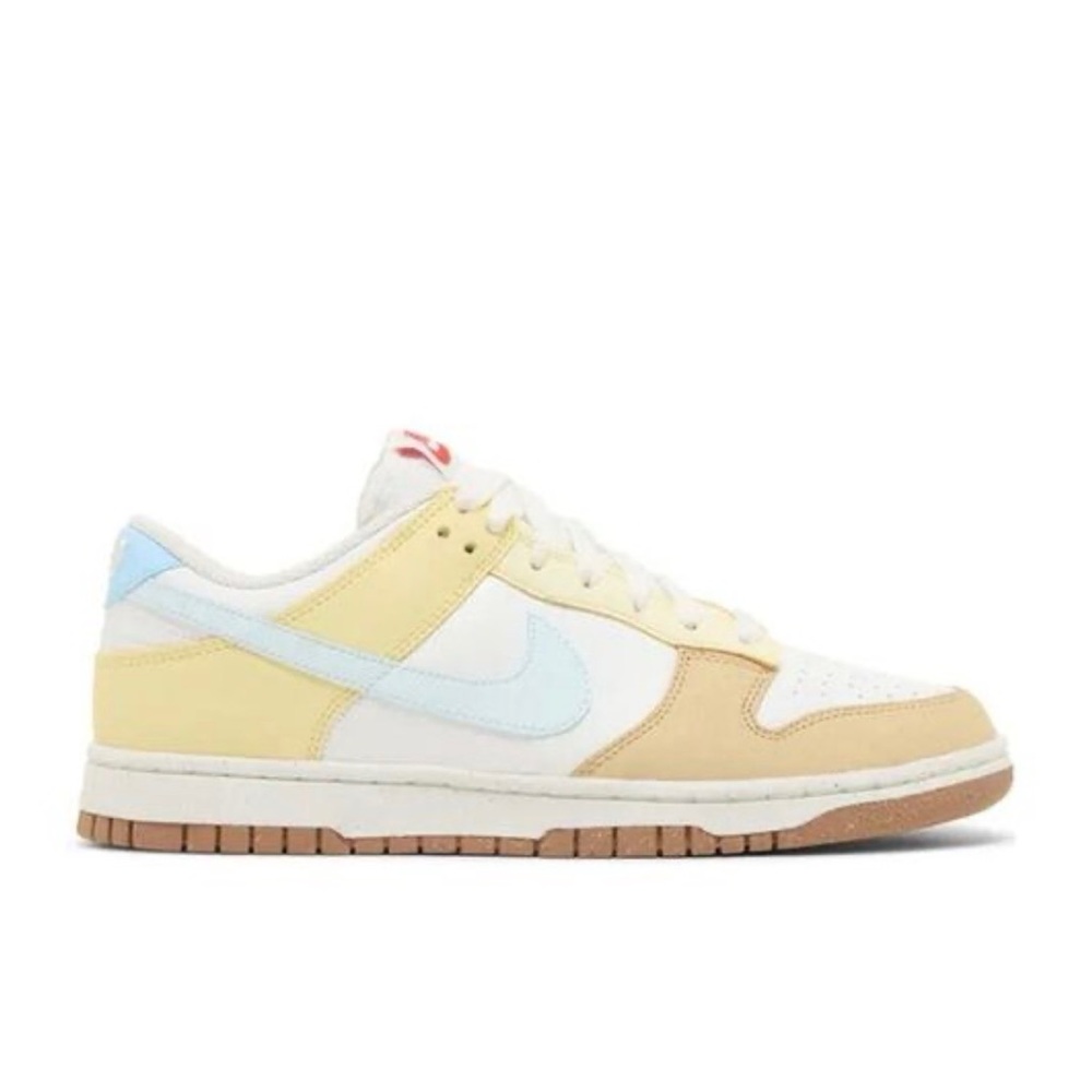 Nike women’s Dunk Low next nature soft yellow Sneakers size 7.5 - Picture 2 of 7